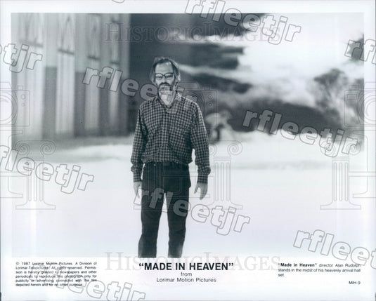 1987 Director Alan Rudolph of Film Made In Heaven Press Photo adu115 - Historic Images