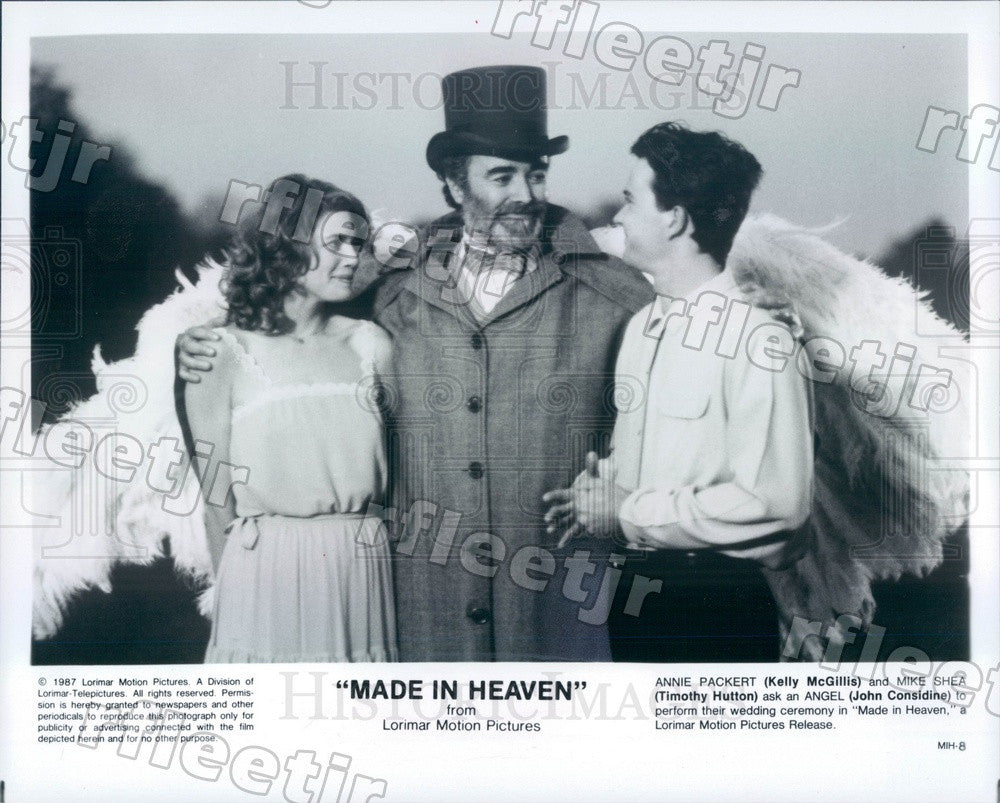 1987 Actors Timothy Hutton, Kelly McGillis, John Considine Press Photo adu123 - Historic Images