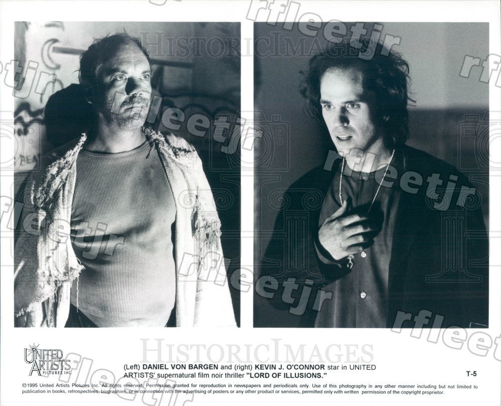 1995 Actors Daniel Von Bargen &amp; Kevin J O&#39;Connor in Film Press Photo adu161 - Historic Images