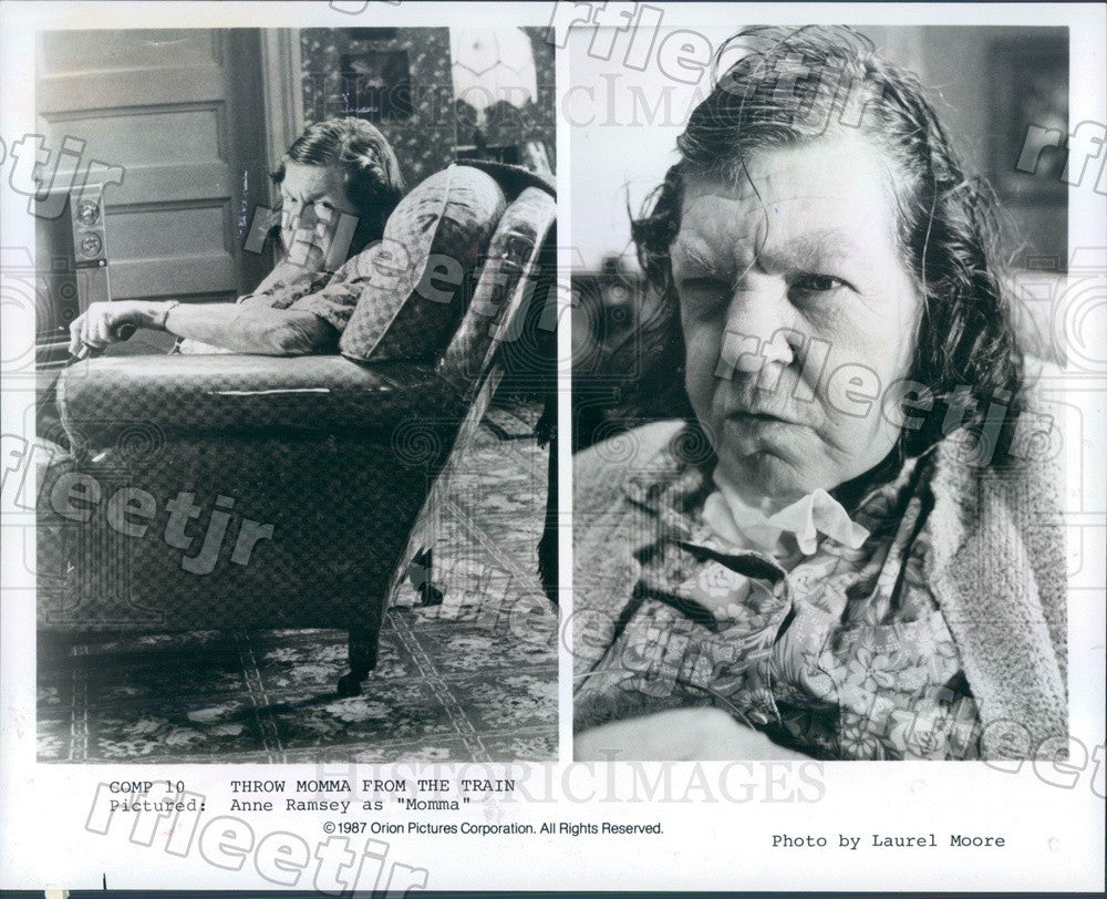 1987 Actress Anne Ramsey in Film Throw Momma From The Train Press Photo adu201 - Historic Images