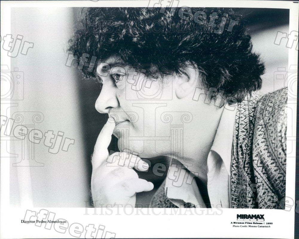 1990 Spanish Film Director Pedro Almodovar of Film Tie Me Up! Press Photo adu215 - Historic Images