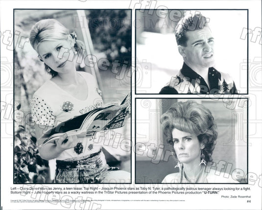 1997 Actors Claire Danes, Joachin Phoenix, Julie Hagerty Press Photo adu229 - Historic Images
