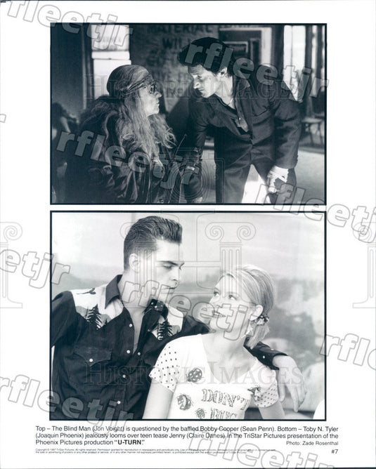 1997 Actors Jon Voight/Sean Penn/Claire Danes/Joachin Phoenix Press Photo adu233 - Historic Images