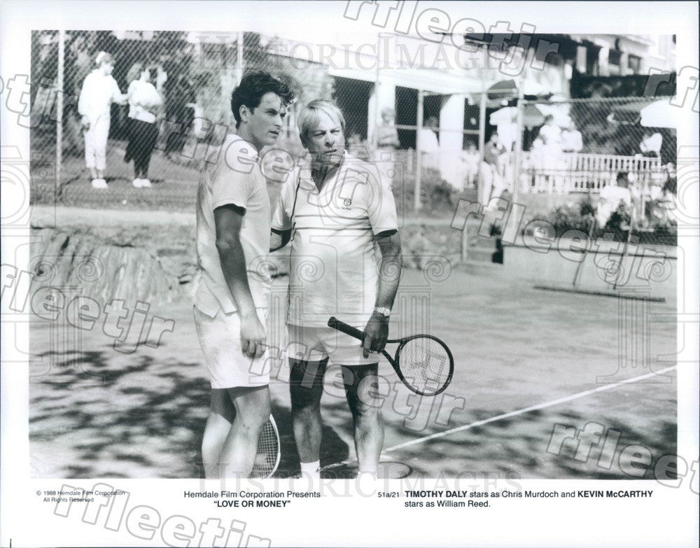 1988 Actors Timothy Daly &amp; Kevin McCarthy in Film Press Photo adu249 - Historic Images