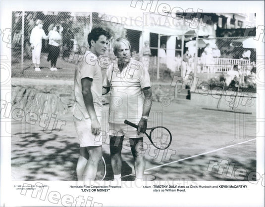 1988 Actors Timothy Daly & Kevin McCarthy in Film Press Photo adu249 - Historic Images