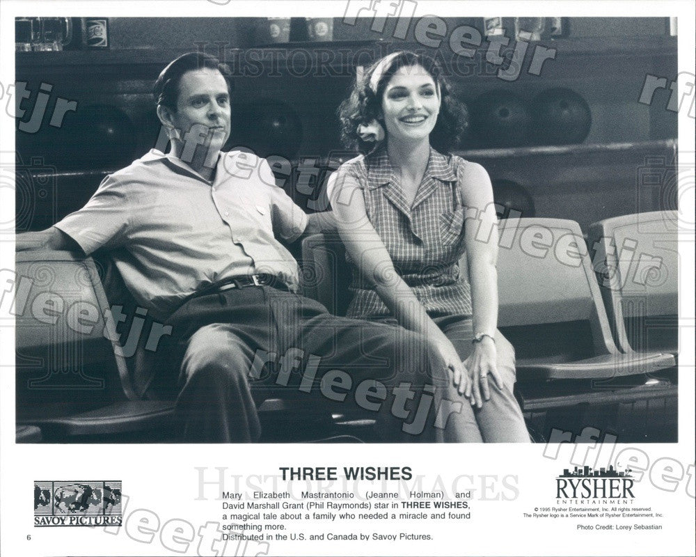 1995 Actors Mary Elizabeth Mastrantonio, David Marshall Grant Press Photo adu275 - Historic Images