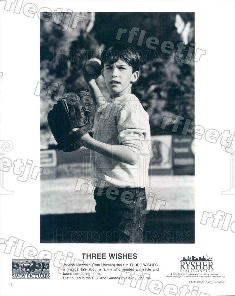 1995 Actor Joseph Mazzello in Film Three Wishes Press Photo adu277 - Historic Images