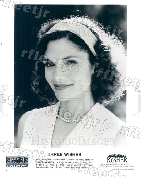 1995 Actress Mary Elizabeth Mastrantonio in Film Three Wishes Press Photo adu279 - Historic Images