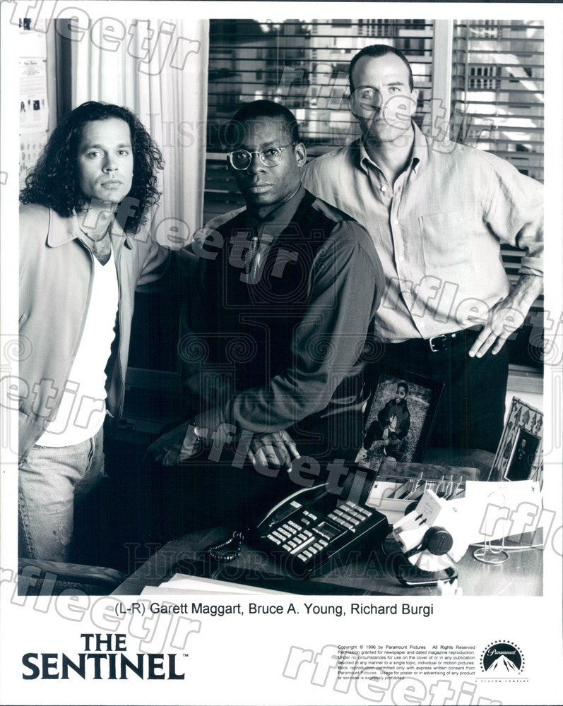 1996 Actors Garett Maggart, Bruce A. Young, Richard Burgi Press Photo adu307 - Historic Images