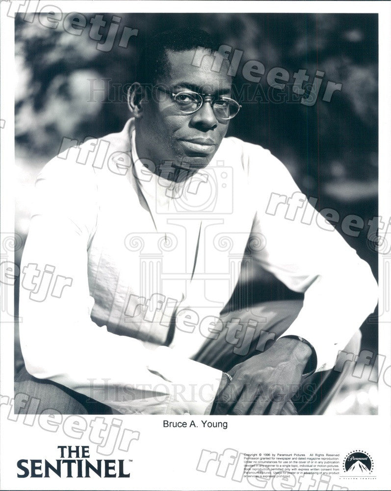 1996 Hollywood Actor Bruce A. Young in Film The Sentinel Press Photo adu309 - Historic Images