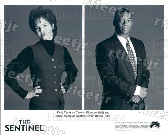 1996 Actors Kelly Curtis & Bruce Young in The Sentinel Press Photo adu311 - Historic Images