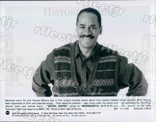 1994 American Actor Tim Reid on TV Show Sister, Sister Press Photo adu339 - Historic Images