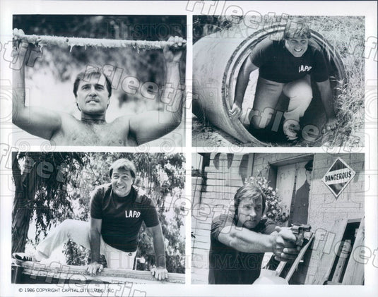 1986 Actor Gil Gerard on TV Show Sidekicks Press Photo adu415 - Historic Images