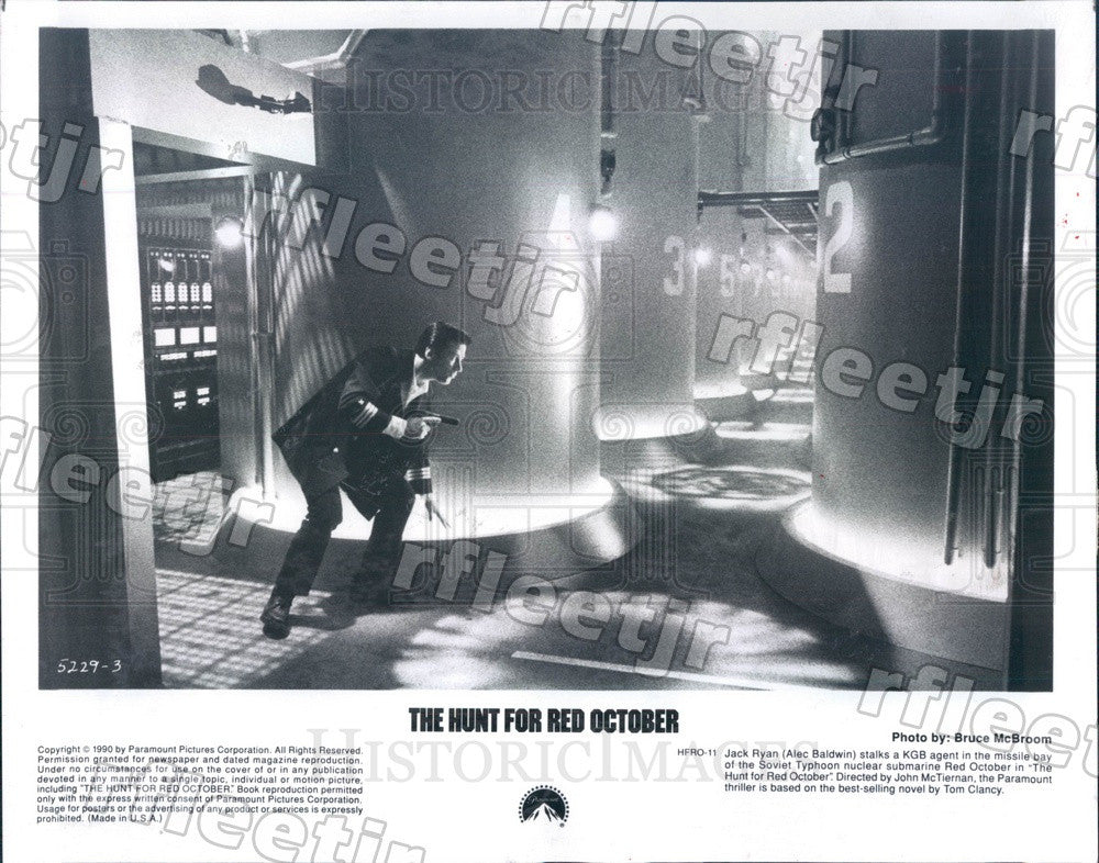 1990 Emmy Winner Alec Baldwin in The Hunt For Red October Press Photo adu439 - Historic Images