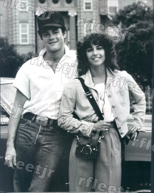 1987 Actors Kathleen Quinlan, David Keith in Independence Day Press Photo adu451 - Historic Images