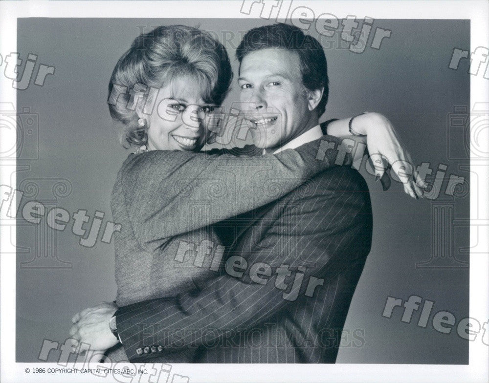 1986 Actors Leslie Easterbrook &amp; Michael Levin on Ryan&#39;s Hope Press Photo adu475 - Historic Images