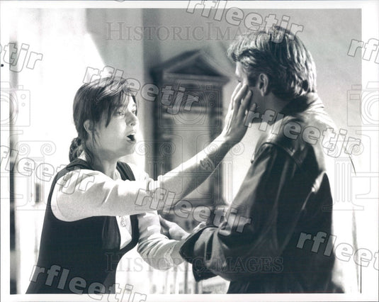 Undated Award Winning Actors George Clooney & Sela Ward Press Photo adu495 - Historic Images