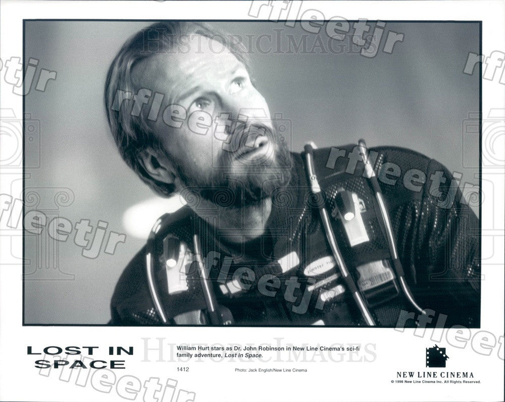 1998 Oscar Winning Actor William Hurt in Film Lost In Space Press Photo adu49 - Historic Images