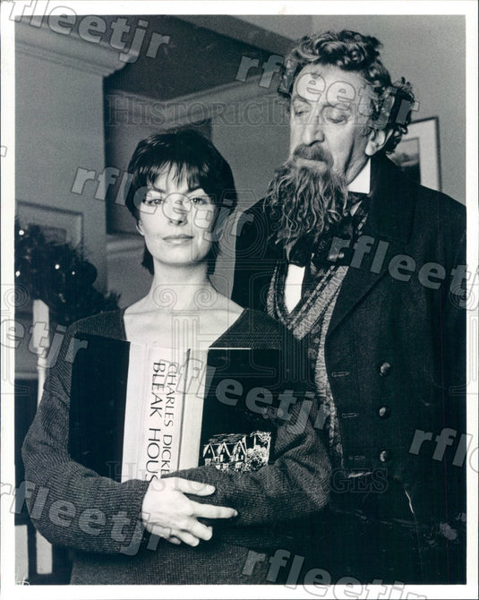 1991 Actors Tony Jay & Sela Ward on TV Show Sisters Press Photo adu501 - Historic Images