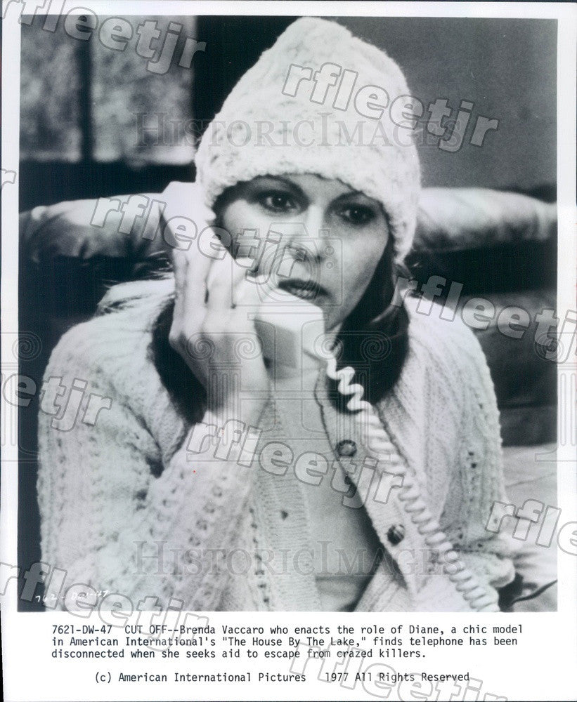 1977 Actress Brenda Vaccaro in Film The House By The Lake Press Photo adu557 - Historic Images