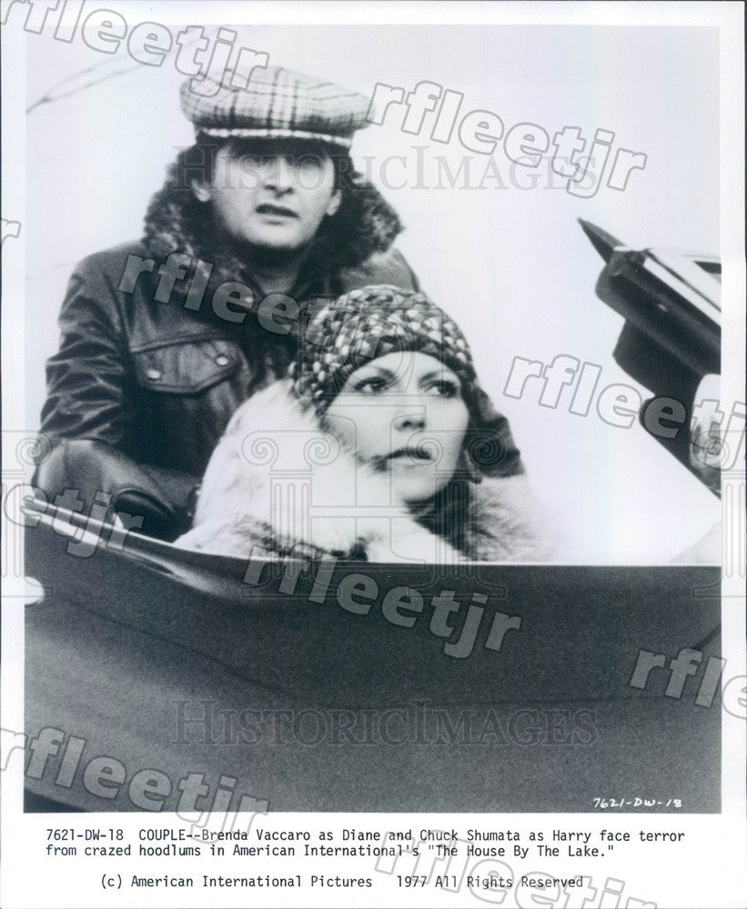 1977 Actors Brenda Vaccaro &amp; Chuck Shumata in Film Press Photo adu561 - Historic Images