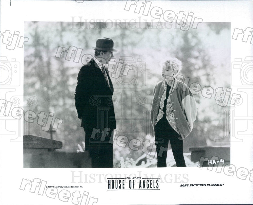 1993 Swedish Actors Helena Bergstrom &amp; Sven Wollter in Film Press Photo adu567 - Historic Images