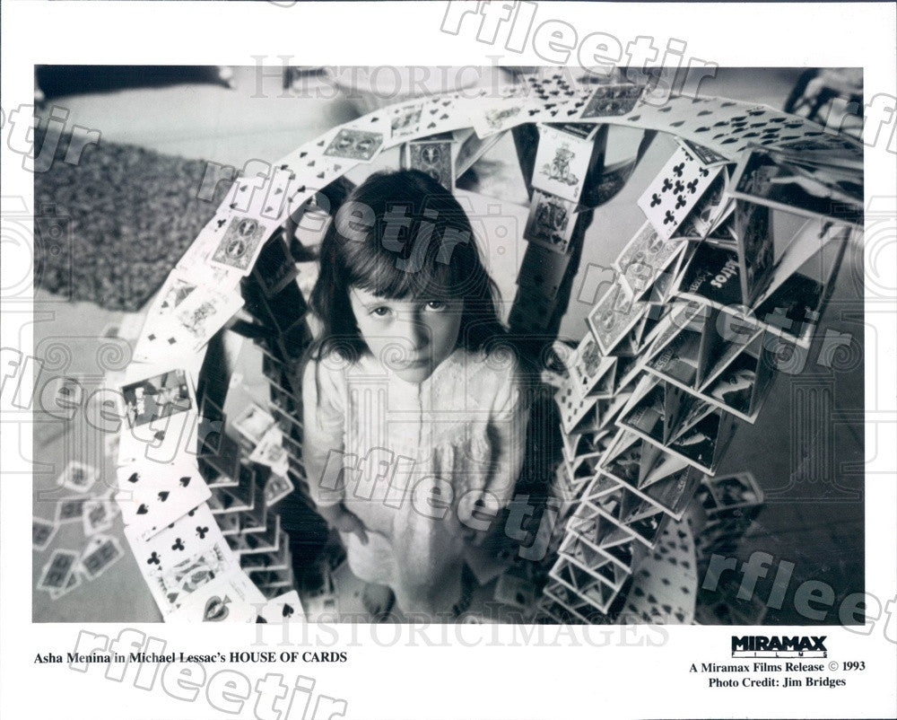 1993 Actress Asha Menina in Film House of Cards Press Photo adu569 - Historic Images