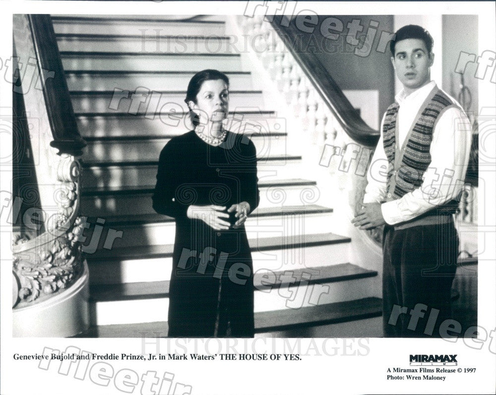 1997 Actors Genevieve Bujold &amp; Freddie Prinze Jr in Film Press Photo adu575 - Historic Images