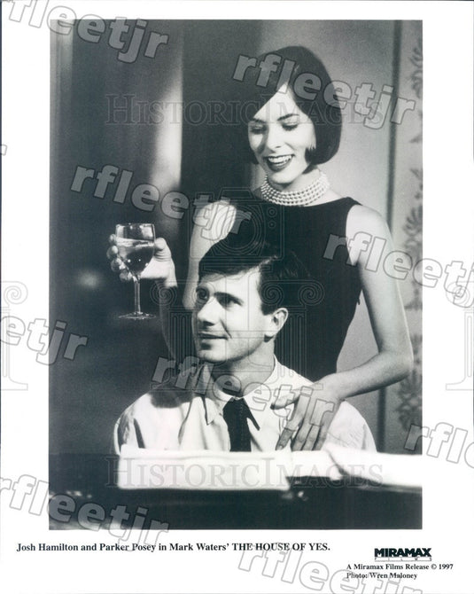 1997 Actors Josh Hamilton & Parker Posey in Film House of Yes Press Photo adu577 - Historic Images