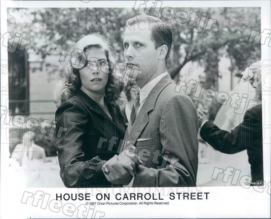 1987 Actors Kelly McGillis & Jeff Daniels in Film Press Photo adu579 - Historic Images