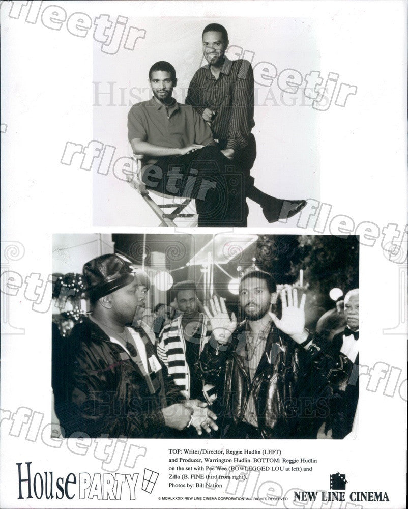 1989 Director Reggie Hudlin, Producer Warrington Hudlin Press Photo adu595 - Historic Images