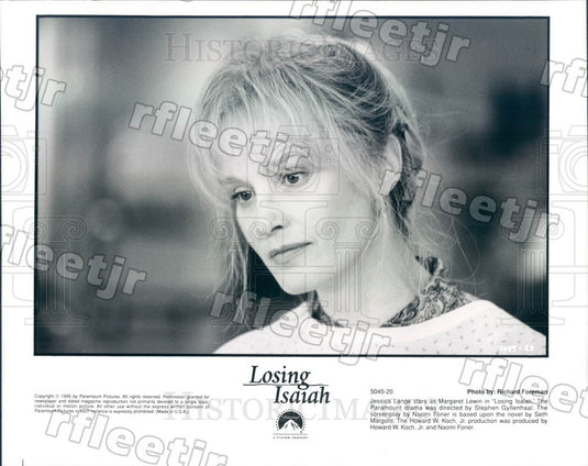 1995 Oscar, Emmy Winning Actress Jessica Lange in Film Press Photo adu75 - Historic Images