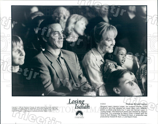 1995 Actors Jessica Lange/David Strathairn/Marc John Jefferies Press Photo adu79 - Historic Images