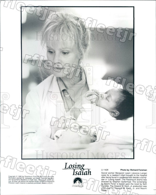 1995 Oscar, Emmy Winning Actor Jessica Lange in Losing Isaiah Press Photo adu89 - Historic Images
