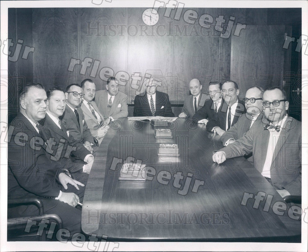 1958 Chicago Sun-Times VP Laurence Knott Press Photo adv101 - Historic Images