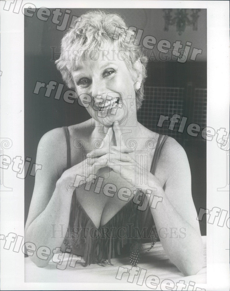 Undated Oscar, Emmy Winning Actress Cloris Leachman Press Photo adv103 - Historic Images