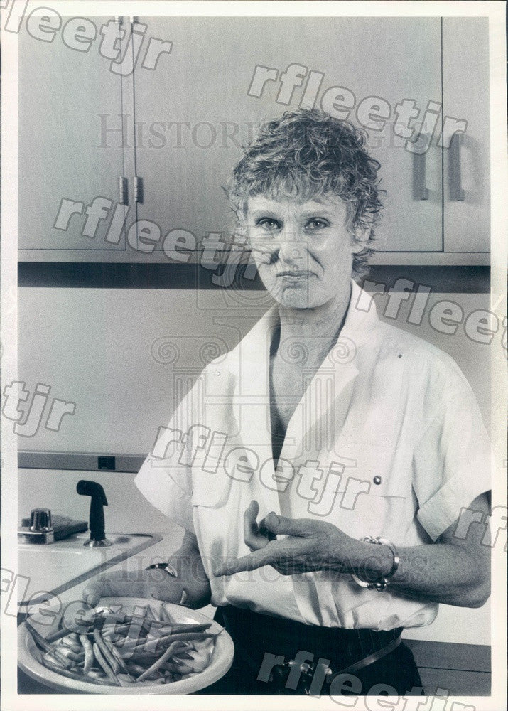 1981 Oscar, Emmy Winning Actress Cloris Leachman Press Photo adv107 - Historic Images