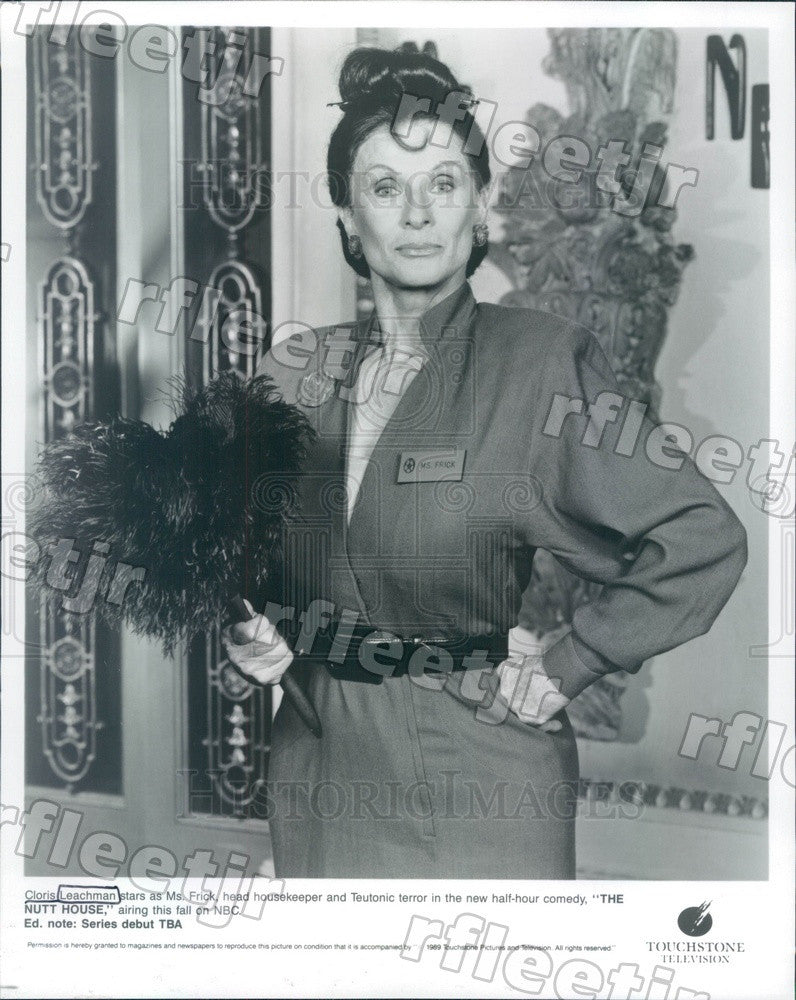 1989 Oscar, Emmy Winning Actress Cloris Leachman Press Photo adv113 - Historic Images