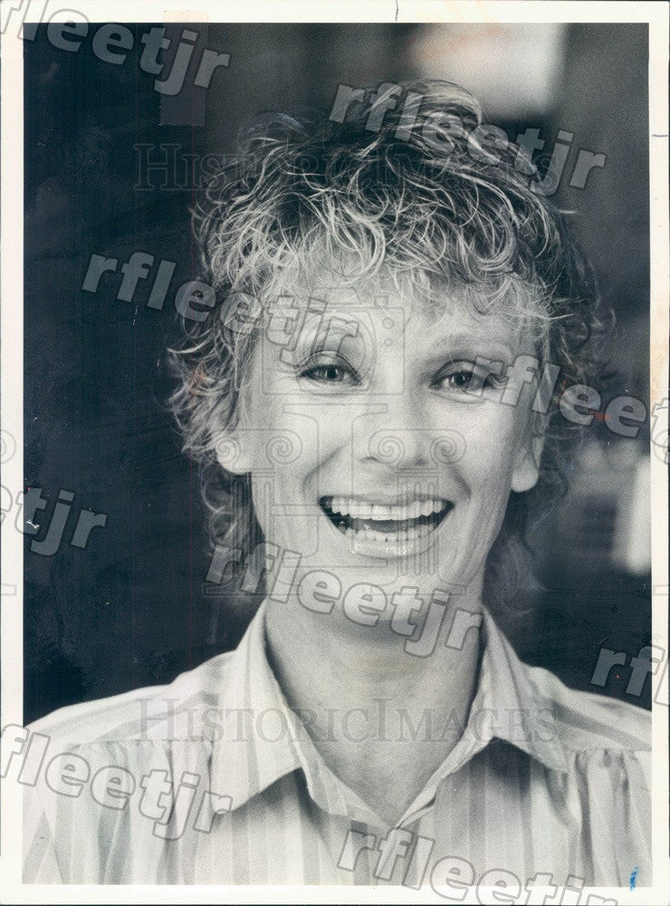 1981 Oscar, Emmy Winning Actress Cloris Leachman Press Photo adv115 - Historic Images