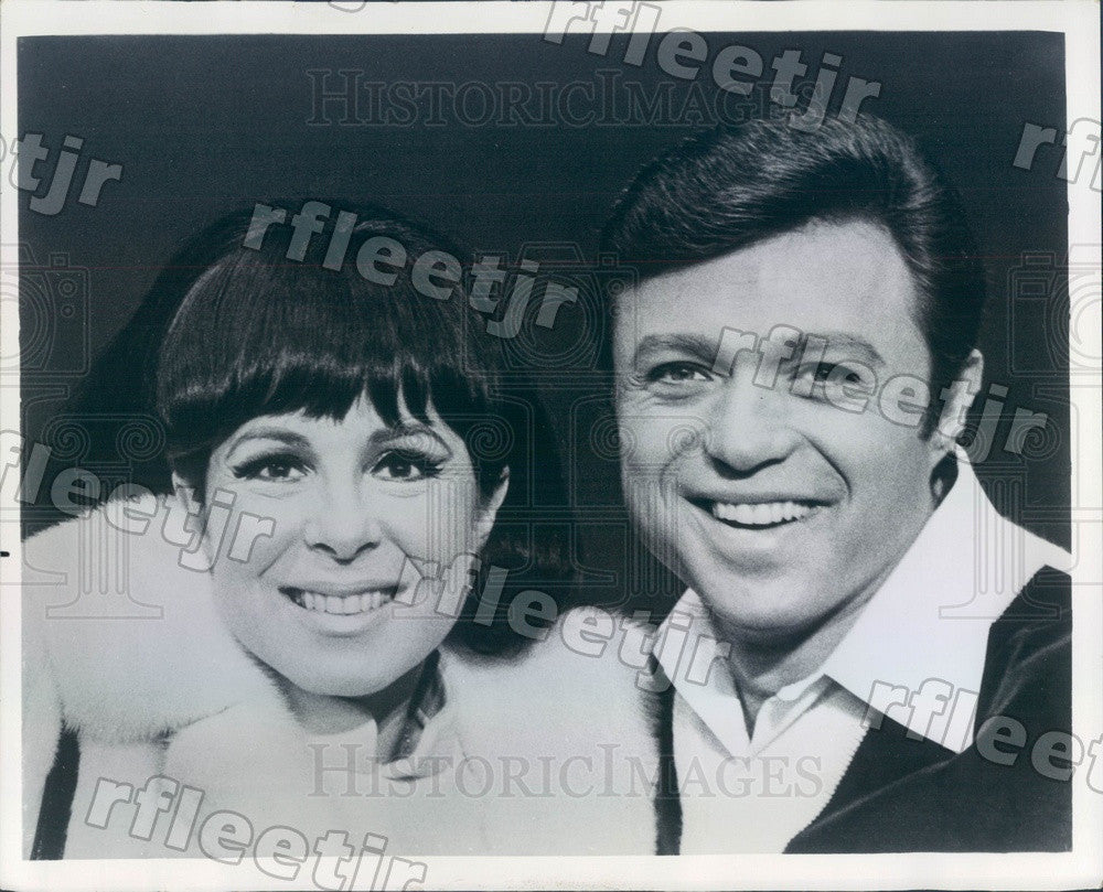 1968 Emmy Winning Actors, Singers Steve Lawrence, Eydie Gorme Press Photo adv117 - Historic Images