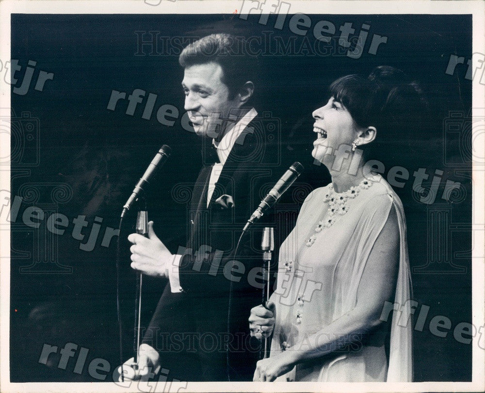 1967 Emmy Winning Actors, Singers Steve Lawrence, Eydie Gorme Press Photo adv125 - Historic Images
