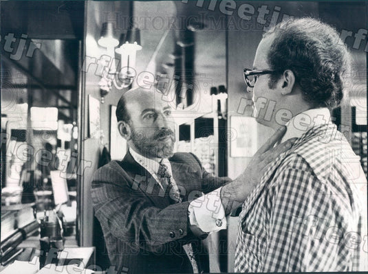 1974 Chicago, Illinois Menswear Designer Norman Leigh Press Photo adv139 - Historic Images
