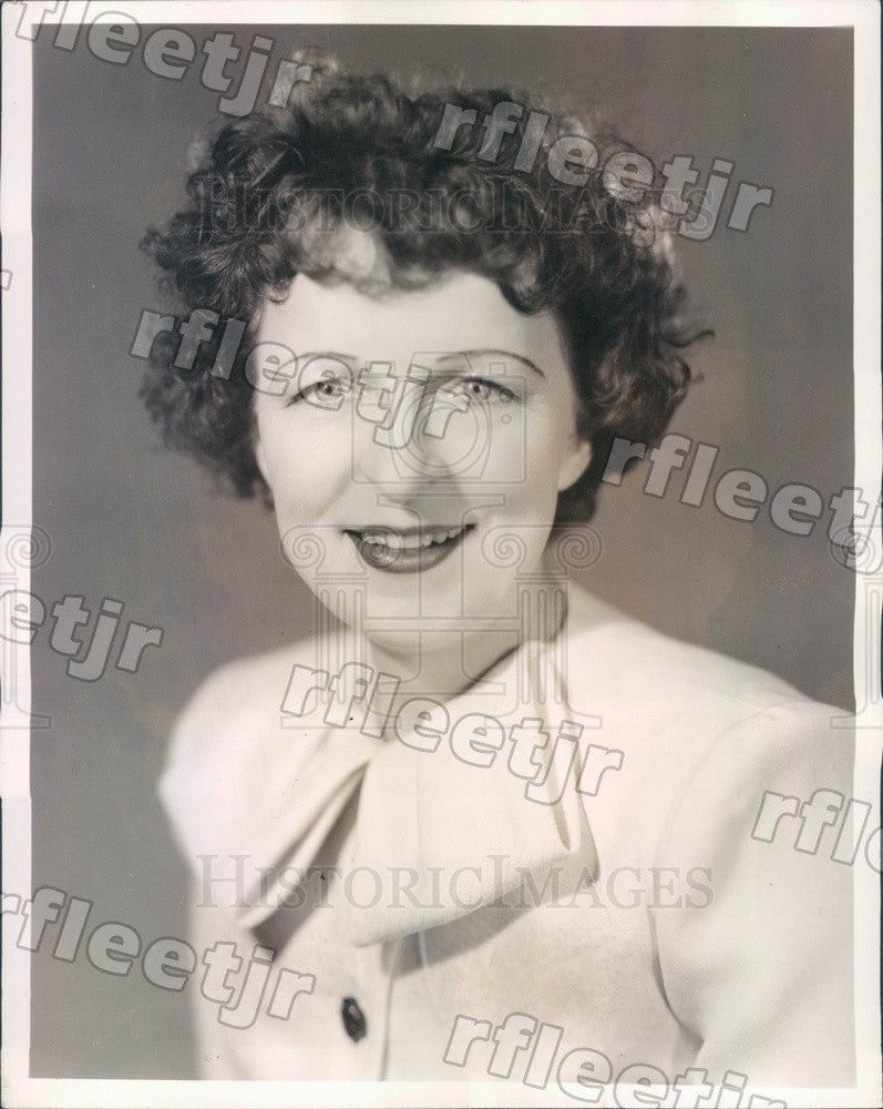 1944 Comedic Actress Lillian Leigh Press Photo adv141 - Historic Images