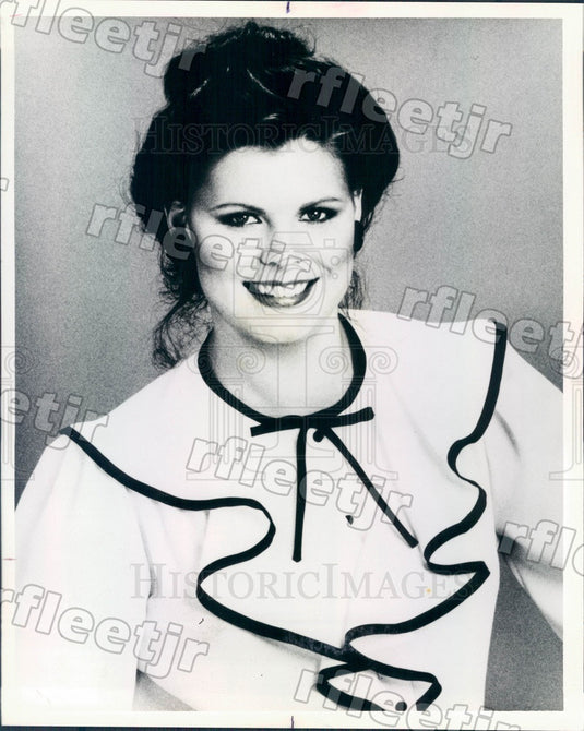 1985 Chicago, Illinois Model B. Courtney Leigh Press Photo adv145 - Historic Images