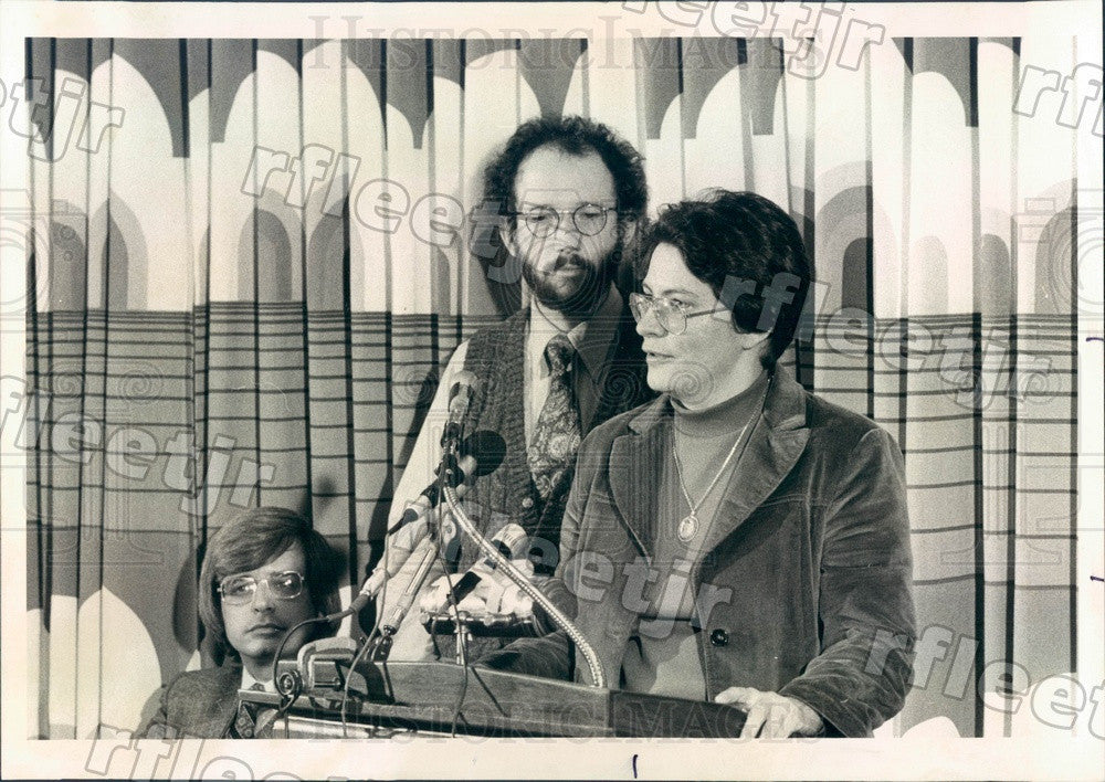 1977 Chicago, IL Yule Connection Consultants William Kessell Press Photo adv149 - Historic Images