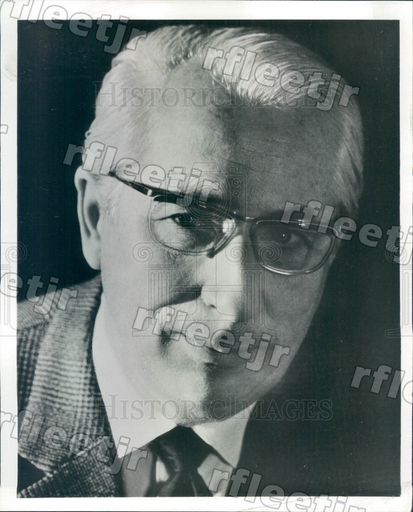 1971 German Conductor Ferdinand Leitner Press Photo adv161 - Historic Images