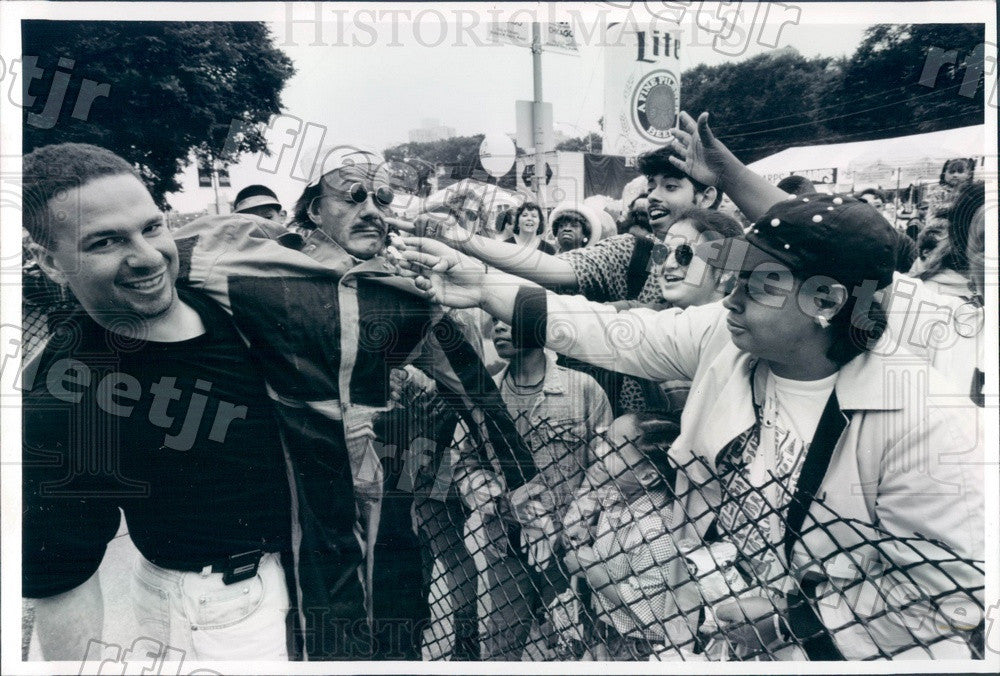 1993 Weekend at Bernie&#39;s Star Bernie Lomax &amp; John Moore Press Photo adv167 - Historic Images