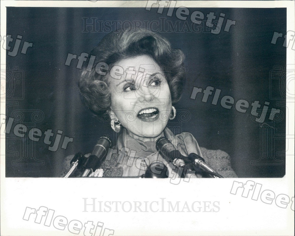 1984 Advice Columnist Ann Landers Press Photo adv193 - Historic Images