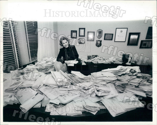 1985 Advice Columnist Ann Landers Press Photo adv195 - Historic Images