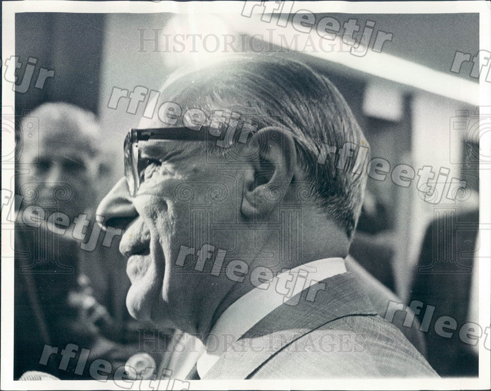 1966 Chicago, IL Frank Chesrow, Sanitary District President Press Photo adv19 - Historic Images
